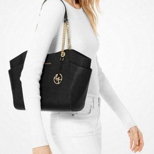 Black MK shoulder tote